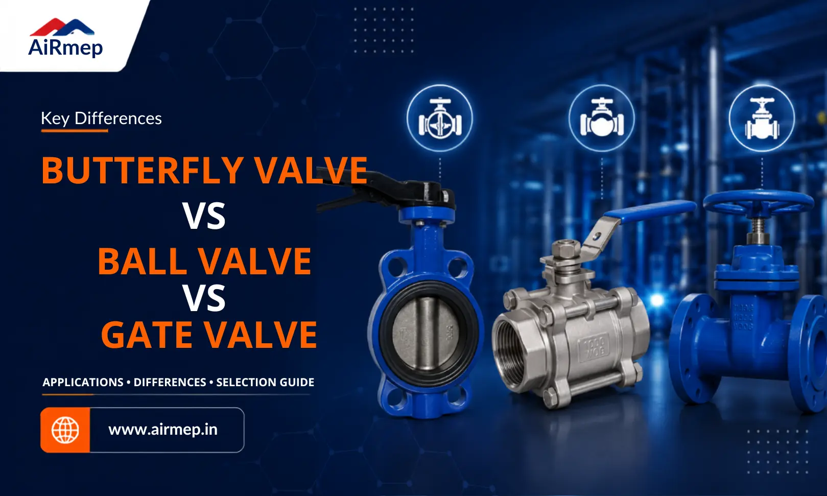 Butterfly Valve vs Ball Valve vs Gate Valve